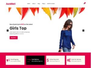 AuraMart woocommerce stores WordPress Theme