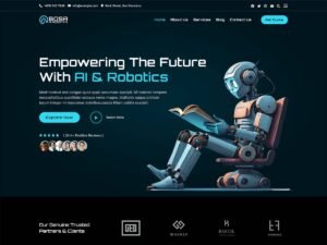 Bosa AI Robotics technology sites WordPress Theme