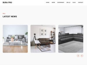 Free Bura  WordPress Theme