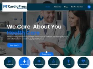 CardioPress surgery health WordPress Theme