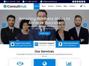 ConsultHub seo agencies WordPress Theme