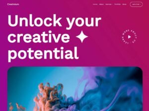 Creativium design ideal WordPress Theme