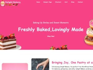 Delight Bakery design bakeries WordPress Theme