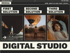 Droha portfolio business WordPress Theme
