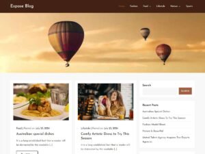 Expose Blog kantipur themes WordPress Theme