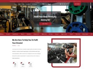 FSE Gym Trainer training fitness WordPress Theme