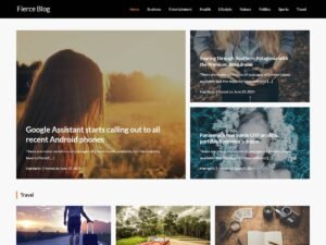 Fierce Blog kantipur themes WordPress Theme
