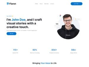 Flaron block websites WordPress Theme