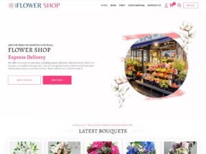Flower Shop: Florist woocommerce sections WordPress Theme