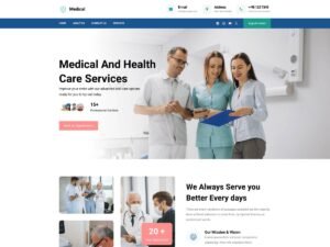 Gutenify Health Clinic website plugin WordPress Theme
