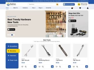Free Hardware Dealer  WordPress Theme