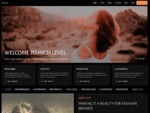 Highlevel block commerce WordPress Theme