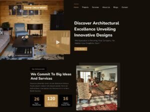 Home Decoration Shop decor wall WordPress Theme