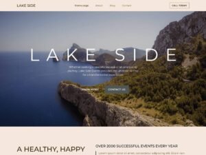 Lakeside Blogger design bloggers WordPress Theme
