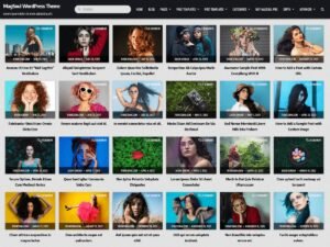 MagSoul grid header WordPress Theme