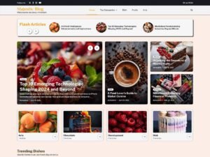 Free Majestic Blog  WordPress Theme