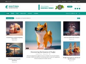 Free Matina Newspaper  WordPress Theme