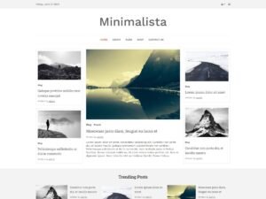 Minimalista Base fashion travel WordPress Theme