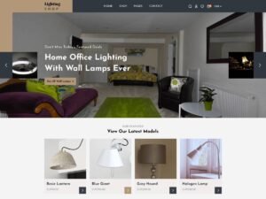 Misbah Lighting fixtures lights WordPress Theme