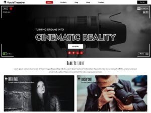 Movie Theatre cinema theatres WordPress Theme
