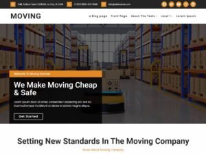 Moving website business WordPress Theme