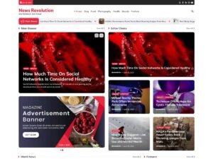 News Revolution magazine websites WordPress Theme
