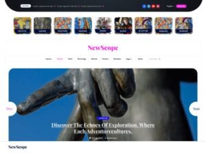 Newscope blog readers WordPress Theme