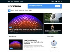 Newsetmag website news WordPress Theme