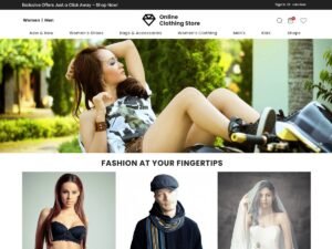 Online Clothing Shop store shopping WordPress Theme