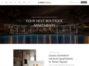 Online Hotel Resort Booking apartment hotelbooking WordPress Theme