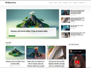 PH Clean Press news website WordPress Theme