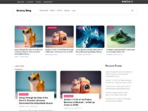 PH Groovy Blog child creative WordPress Theme
