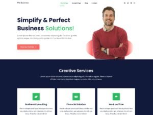 PW Business multipurpose amp WordPress Theme