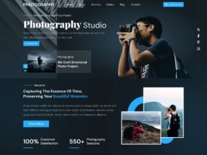 Free Photography Album  WordPress Theme