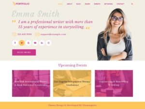 Prime Portfolio Resume design portfolios WordPress Theme
