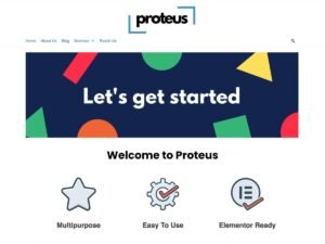 Proteus website proteusn WordPress Theme