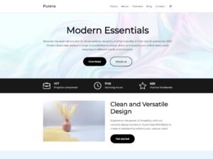 Purena needs services WordPress Theme