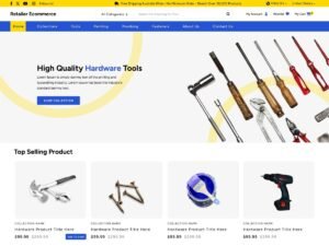 Free Retailer Ecommerce  WordPress Theme