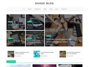 Shade Blog kinds fashion WordPress Theme