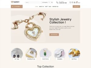 Shoppable Jewelry ecommerce sites WordPress Theme