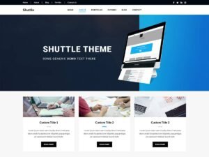 Shuttle eGrid business design WordPress Theme