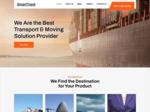 SmartTrack FSE cargo company WordPress Theme