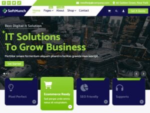 Free SoftMunch  WordPress Theme