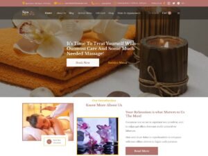 Spa Centric charity care WordPress Theme