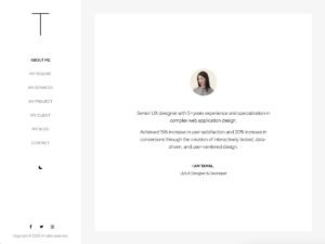 Tamal Portfolio website design WordPress Theme
