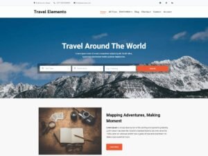 Travel Elemento tour operators WordPress Theme