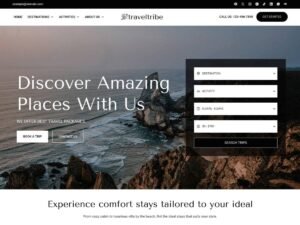 Travel Tribe tour agencies WordPress Theme