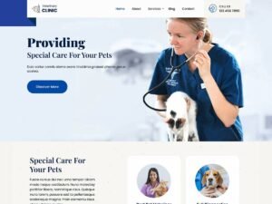 Vet Clinic Lite animal dog WordPress Theme