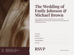 Vows wedding hub WordPress Theme