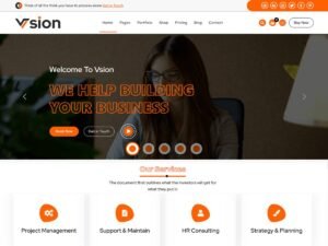 Vsion vision design WordPress Theme
